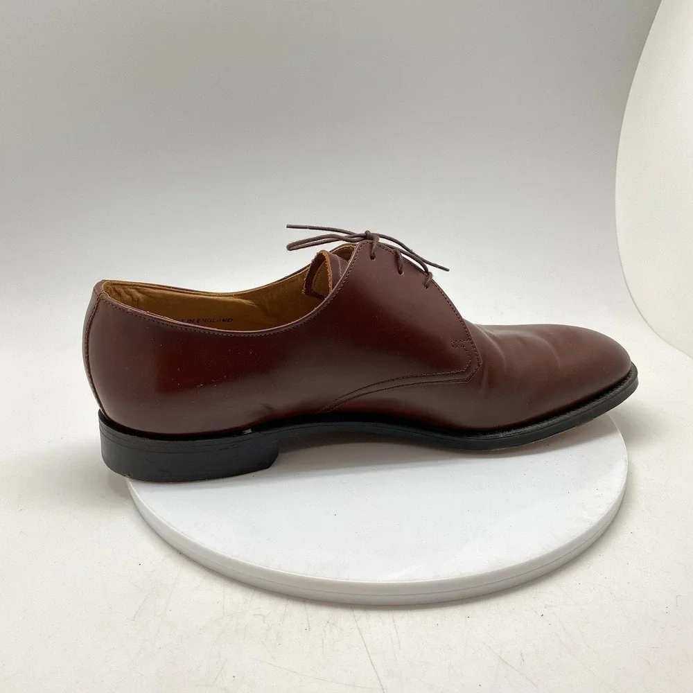 William Chatsworth Oxford Dress Shoes Mens 13 D Brown Leather England Preppy